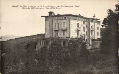 Massif do Mont-Aigoual - O Grand-Hôtel, por Valleraugue (Gard) - Vista Lado Norte