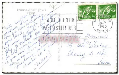 Igreja de Lyons-la-Forêt (Eure) — editor Alpha, n° 24 — Verso