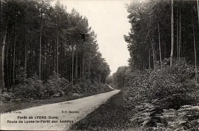 Floresta de LYONS (Eure) — Estrada de Lyons-la-Forêt para Andelys — E. It Duvivier