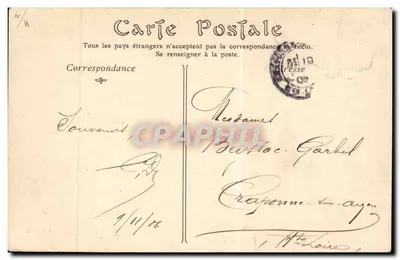 Louvières — O Palácio de Justiça — editor desconhecido, n° 24 — Verso
