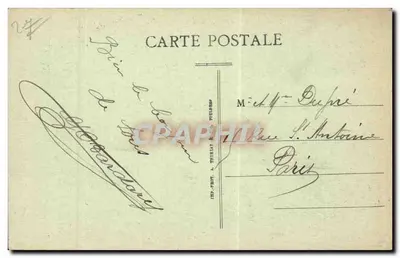 Louviers — Kerk van Notre-Dame — Edit. B. Barbier, Louviers — Achterkant