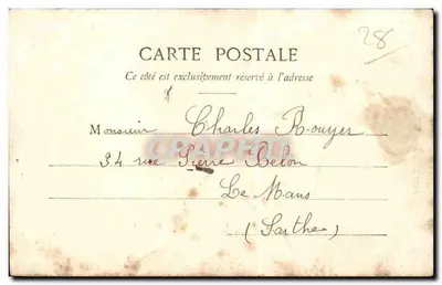 Dreux - Rue Porte Chartraine — editor Maison des Magasins Réunis, número de série não visível — Verso