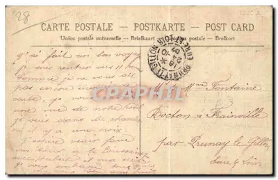 Dreux — Caserne Debilly — éditeur imprimeur non visible — Achterkant