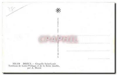 Túmulo de Luís-Philippe e da Rainha Amélia — Capela de São Luís — Strasbourg — Verso