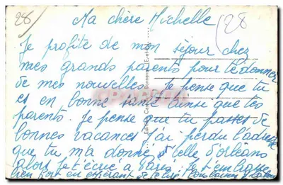 Bonneval (E.-et-L.) — A Porta Saint Roch e a Torre do Século XV — Édition Castillon, n° 16 — Verso