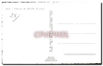 चैतौ डे फ्राज़े — ई.एल. — ई. मिग्नॉन द्वारा, संख्या 6226 — पीछे