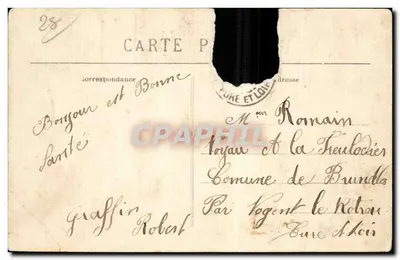 CPA La poterie — Verso