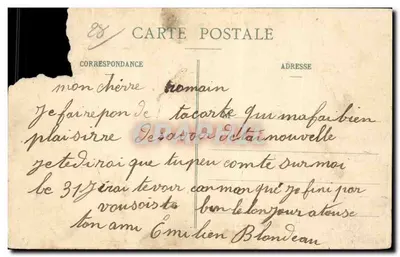 La Gaudaine (E.-et.-L.) - Ogólny widok — Rewers