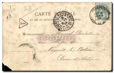 A LÓUPE - Cruz de São Tibúltio sobre o Campo de Feira — Lib. Gauquelin-Brette, A Lóupe — Verso