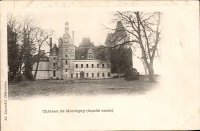 Castelo de Montigny (fachada oeste) — Ed. Lassédal, Châteaudun