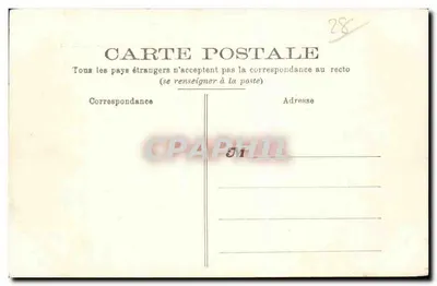 Castelo de Montigny — Fachada Leste — Castelo-Poste — Verso