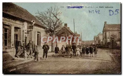 Bilhete postal antigo Café Labrosse
