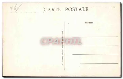 Nogent-le-Rotrou (E-et-L.) — O Castelo Saint-Jean e a Promenade sob os Muros — Ch. Chauffroy, Nogent-le-Rotrou (E-et-L.) — Verso