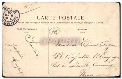 Orléans — Estátua de Joana d'Arc por Foyatier — Les Rotondes — Editor: Cidade de Orléans, n°10 — Verso