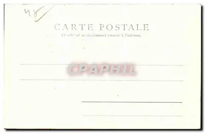 Plaats van het Martroi en Beeld van Jeanne d'Arc — Orléans — Paris Collectie 604 — Achterkant