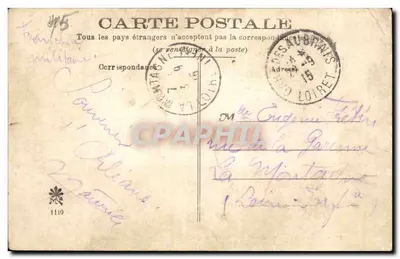 Orléans — A Rue de la République — Grand Café de la Rotonde — Verso
