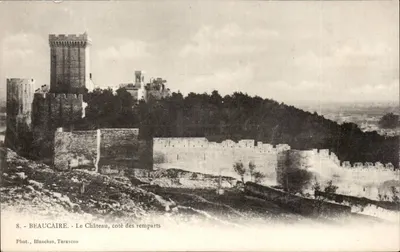 Beaucaire - O Castelo, lado dos muros — Fot. Blanchin, Tarascon, n°8