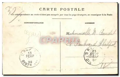 Beaucaire — Zamek, strona z Bastionami — Fot. Blauchin, Tarascon — Rewers