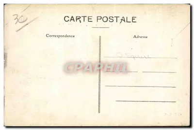 Beaucaire — Ruínas do Castelo de Belliquadrum (castelo de guerra romano, posteriormente Castelo de Beaucaire desde 1067) — Verso