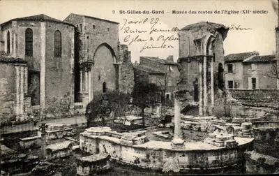 St-Gilles-du-Gard — Museu dos restos da Igreja (século XII) — Javillot & Cie