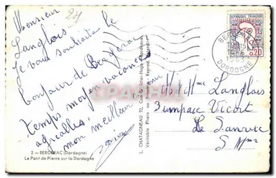 Bergerac — Pérola da Dordogne — L. Chatagneau, n°2 — Verso