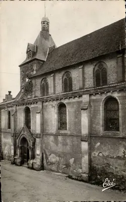 Igreja de Élce — vista da fachada e da torre — Editor L. Chatagneau, Bord de l'Église