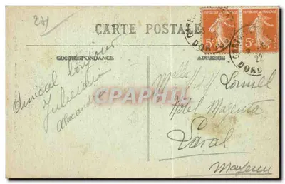Bergerac — Katedra św. Marii Magdaleny — Pholotypie Marcel De'boy Bordeaux, nr 78 — Rewers