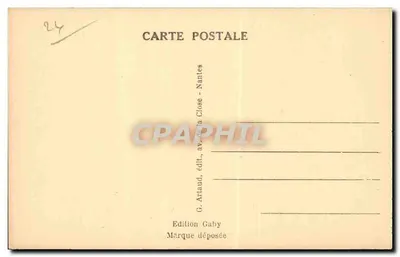 Bergerac — Most kamieniany — G. Artaud, wyd. Nantes — Rewers