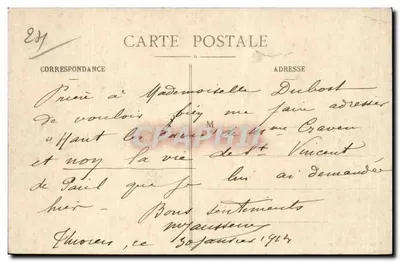 Périgueux w 1850 — Hotel Camanson — Nowe Galerie, Périgueux, n°102 — Rewers