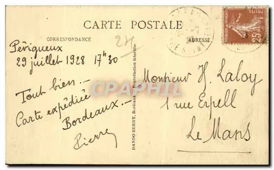 Périgueux — Katedra św. Fronta — D.B. - Périgueux — Rewers