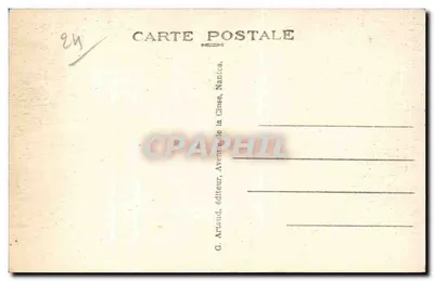 Périgueux — De Arcades — G. Artaud, Nantes — Achterkant