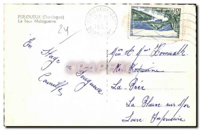Wieża Mataguerre — Périgueux — wydawca Cimy — Rewers