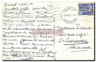 Sarlat-la-Canéda — Lanterne des Poux — wydawca APA — Rewers