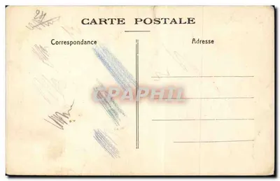 Zamek Côte, przez Bourdeilles (Dordogne) — widok zamku z wieżą i ogródkiem — wydawca nieznany — Rewers