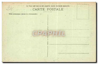 Kasteel van Fénelon — Uitzicht op de grote gevel — P.D.S. La Dordogne Pittoresque — Achterkant
