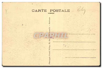 Saint-Aulaye (Dordogne) — O Castelo — M. D. — Verso