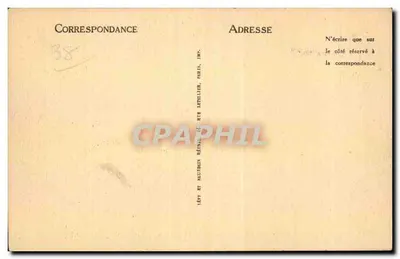 Krajobraz zimowy — Villard-de-Lans — Domki pod śniegiem — LL — nr 112 — Rewers