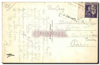 Villard-de-Lans — Ogólny widok — Wydawnictwo Cigogne, Grenoble, nr 1061 — Rewers