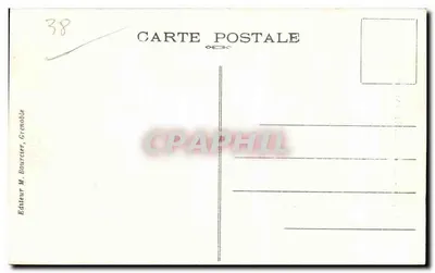 Linha de Grenoble para Villard-de-Lans — Dauphiné — Editor M. Bourcier, Grenoble — Verso