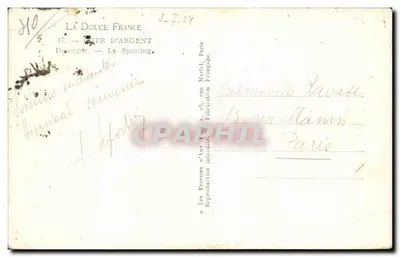 Hotel Sporting — Côte d'Argent, Hossegor — Editor Yvon — Verso
