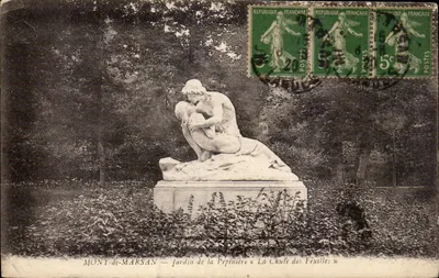 Mont-de-Marsan — Jardim da Pepinière « La Chute des Feuilles » — editor não identificado