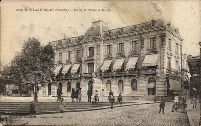 Mont-de-Marsan (Landes) — Círculo Militar e Museu — Promoiyp-Gautier, Langon (Gironde)