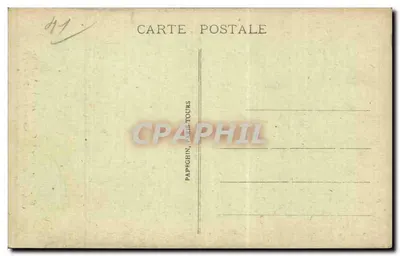 Castelo de Blois — Lareira da Sala de Luís XII — A.P. — Verso
