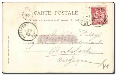 Blois — Igreja de São Vicente de Paulo — Fototipia A. Roger, n°4 — Verso