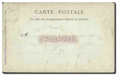 Castello di Chaumont-sur-Loire — Sala delle armi — Editore: Établissements Photographiques de Neurdein, Parigi — Verso