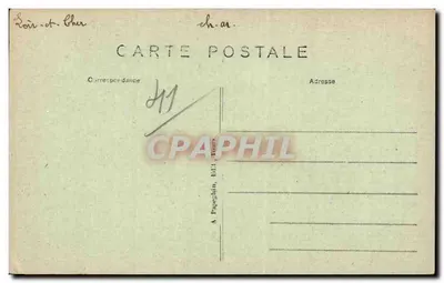 Vendôme (Loir-et-Cher) — Katedra Trójcy Świętej — Chór i Stale (XV w.) — A. P. — Rewers