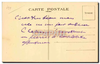 Cellettes (L.-et-Ch.) — Castillo de Beauregard (siglo XV y XVII) — La Galería de Retratos — Edición Lelièvre — Reverso