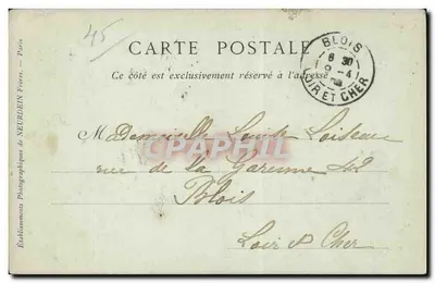 Orléans — Perspectiva da Rue Jeanne d'Arc — Collections ND. Fot. — Verso