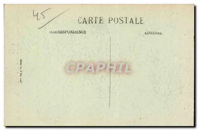 Orléans — O Hotel de Ville — A Estátua de Joana d'Arc — LL. n°71 — Verso