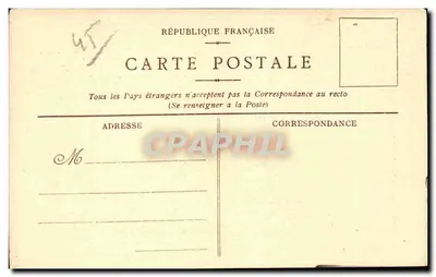Stary Orléans — Widok panoramiczny narysowany przez P. Cordonnier zgodnie z modelami G. Hu, malarza-dekoratora — A. Gout et Cie, wydawcy, Orléans — Rewers